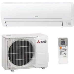 Mitsubishi Electric – Climatiseur réversible 12000 BTU – Pompe à chaleur Inverter – Classe énergétique A++/A+ – Extrêmement silencieux – Connectivité Wi-Fi Ready