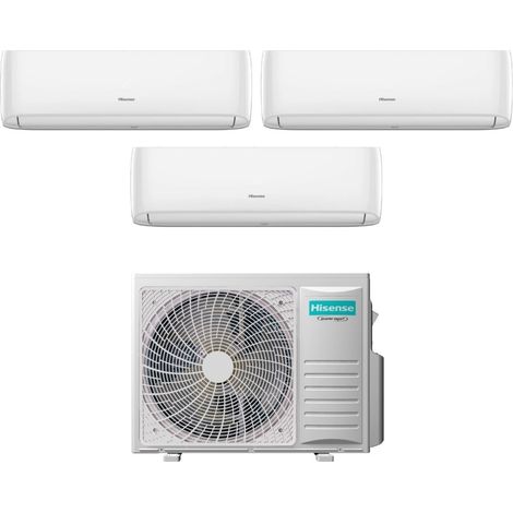 Hisense – Climatiseur réversible 7000/9000/12000 BTU – Wi-Fi intégré – SEER 7.3 – SCOP 4.05 – A++/A+ – Compresseur birotor DC Inverter