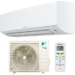 Daikin – Climatiseur réversible Inverter 9000 BTU – Classe A++ – Fonctionnement silencieux 55 dBA – Compatible Wi-Fi – Unité extérieure RXQ25A