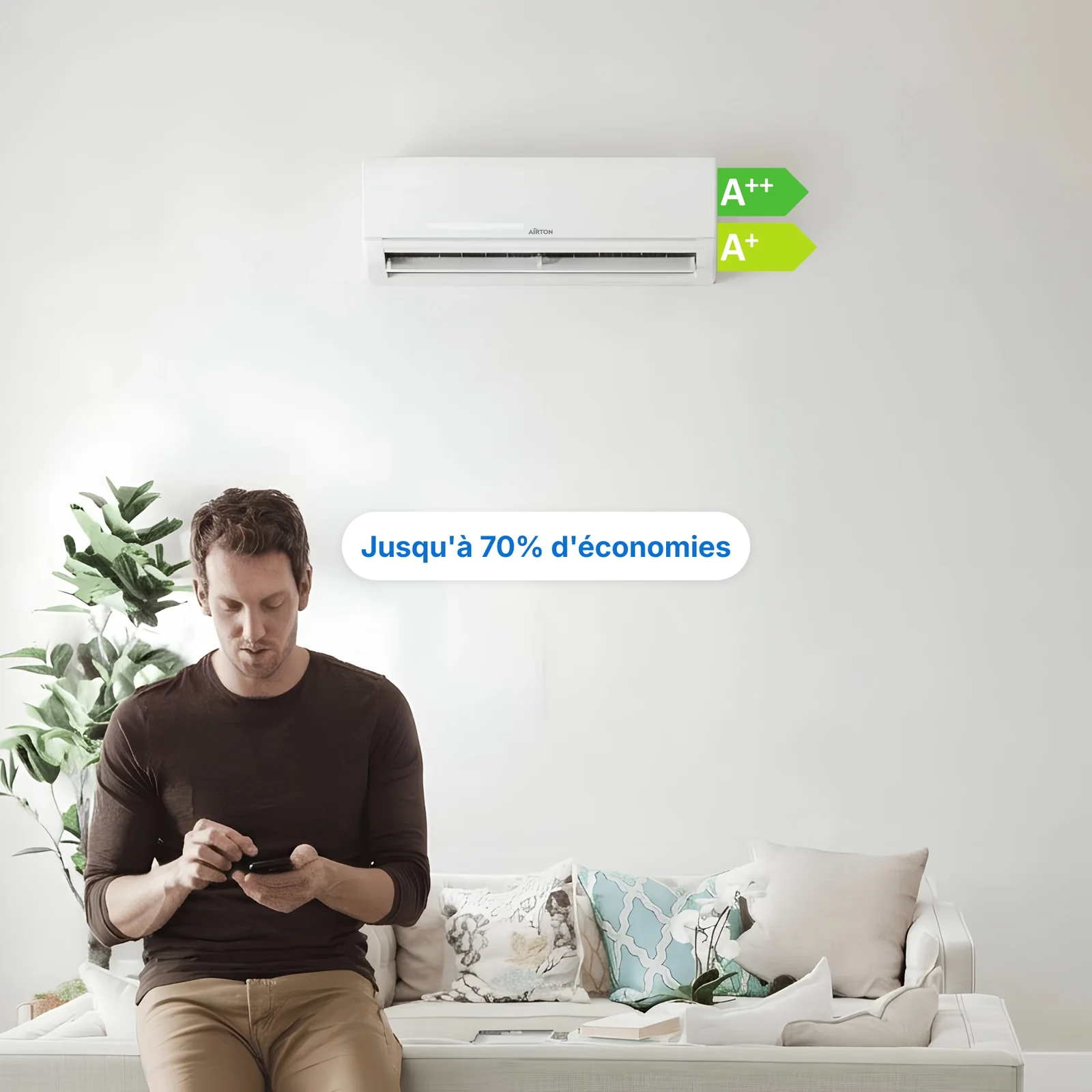Climatiseur réversible - Pompe à chaleur Air Air (PAC) – Image 3