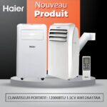 Climatiseur mobile Haier 12KBTU Blanc